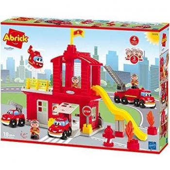 Playset Ecoiffier Estación de Bomberos 10 Piezas