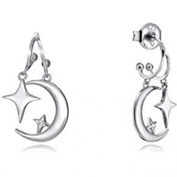 Pendientes Viceroy Trend 13011E000-30 de plata con motivo de luna y estrella