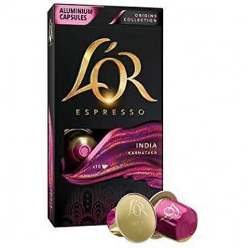 L’OR Espresso Cofé India Intensidad 10 – Cápsulas compatibles Nespresso®*