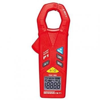 Pinza Amperimétrica Digital Benning CM P1 True RMS 0,01 - 400 A AC CAT III 600 V Display de 4200 Cuentas