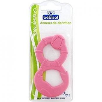 Anneau de dentition rose 1 anneau