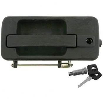 Manecilla de puerta FEBI BILSTEIN 24972 con cilindro de cierre y dos llaves, color negro