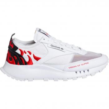 Vision OF Super Multicolour Lace Closure Leather Sneakers, White male, Size: 6 UK
