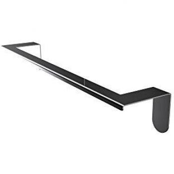Toallero Moderno de Acero Pulido 40 cm con Fijación por Tornillos - Capannoli Easy