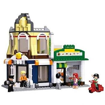 Sluban Sluban-SB-101380575 Bloques de Construccion Town Cafe & Hotel, Multicolor