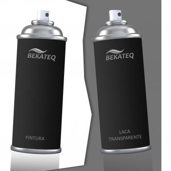 2x400ml Pintura en Spray para VOLKSWAGEN Z6A VERDE MANTIS | BEKATEQ Aerosol Pintura para Coches Reparacion Aranazo Laca Spray Paint