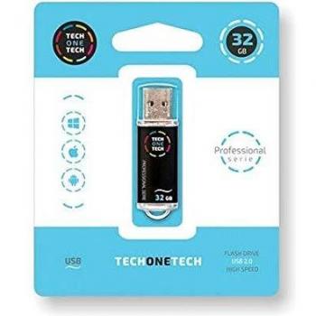 Tech-One-Tech PENDRIVE 32GB TECH ONE TECH Black