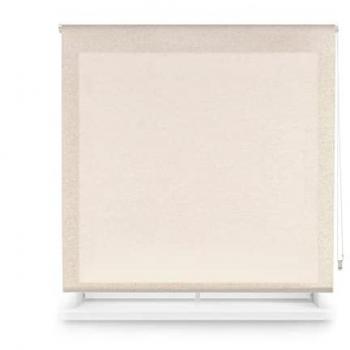 Estor Enrollable Translúcido Beige 100x200 cm - Diseño Elegante y Práctico con Fácil Instalación