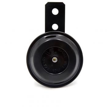 sourcing map Negro Dc 12V 1.5A 110Db Ruidoso Estilo Caracol Claxon Bocina Eléctrico Pieza Recambio de Motos Accesorios Scooter