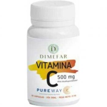 Dimefar PureWay-C Vitamina C 500mg 30 Cápsulas Vegetales