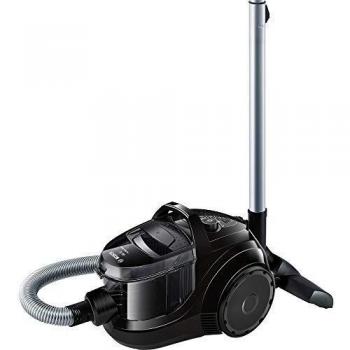 Aspirador de Trineo Serie 4 Bosch BGS1K330, Sin Bolsa, 550W, Color Negro
