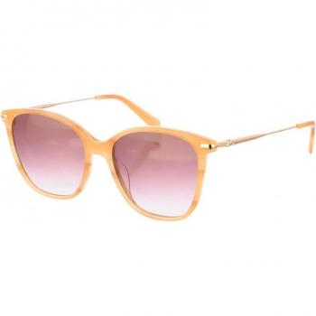 Longchamp Butterfly Style Sunglasses with Acetate Frame, Brown Female, Size: ONE SIZE