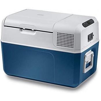 Nevera Portátil Eléctrica Mobicool MCF32 con Compresor, 31 Litros, Temperatura Ajustable -10ºC a +20ºC, Azul/Gris