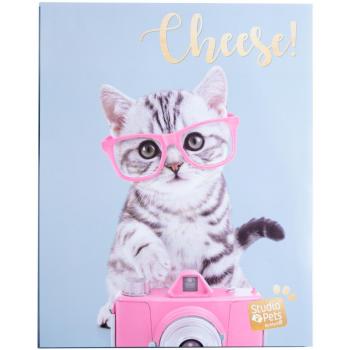 Álbum de Fotos Erik Soft 'Cat Tabby' con Encuadernación Perfecta y Protector para 48 Fotos de 13 x 20 cm