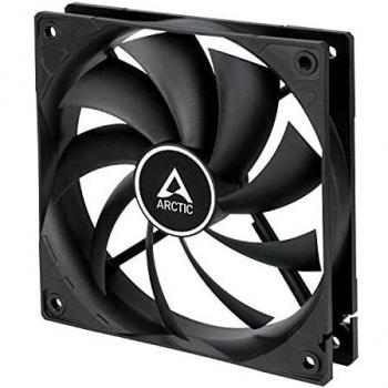 ARCTIC F12 PWM - 120 mm PWM Case Fan, PWM-Signal regulates Fan Speed, quiet motor, Computer, Fan Speed: 230-1350 RPM - Black