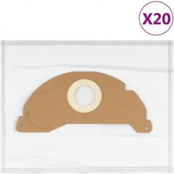 Vidaxl Bolsas De Aspiradora Para Karcher A2004 20 Unidades