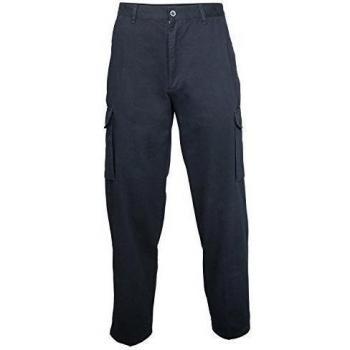 RTY algodón color azul marino pantalones XLL