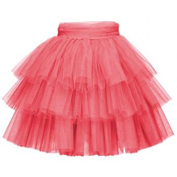 PINKO Layered Tulle Mini Skirt - IT42|M, Female, Pink, Short Skirts