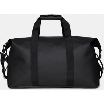 Rains Hilo Weekend Bag - Waterproof Travel Duffle Bag, Black, One Size