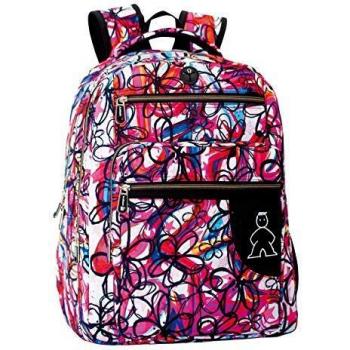 Montichelvo Montichelvo Double Backpack Laptop Holder A.O. CMP Lilly Bolsa Escolar, 44 cm, Multicolor