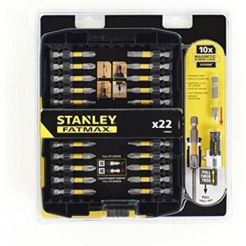STANLEY STA88040-XJ - Juego de 22 piezas para atornillar con 21 puntas de 50 mm: