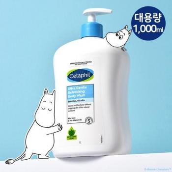 Kit de Verano Cetaphil Gel de Ducha Suave y Refrescante 1x1000ml