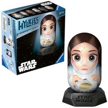 Puzzle 3D Ravensburger Star Wars Princesa Leia Hylkies (54 piezas)