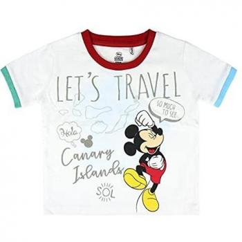 Cerdá Camiseta de Manga Corta Modelo Camiseta Corta Single Jersey Mickey Marca