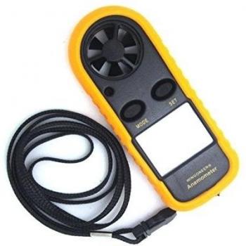 WINGONEER® LCD de velocidad del viento de calibre medidor anemómetro ntc termómetro