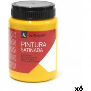 Témpera La Pajarita L-27 Amarillo Satinado Escolar 35 ml (6 Unidades)