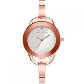 Viceroy Reloj Analogico para Mujer de Cuarzo con Correa en Acero Inoxidable 401002-09