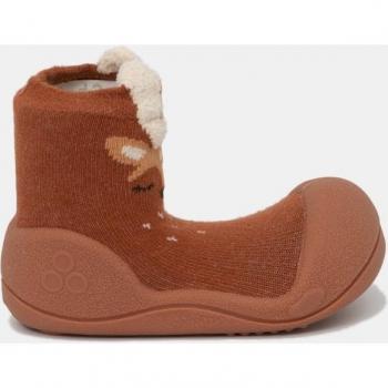 Attipas - Zapatillas de casa de bebé en marrón con dibujo de ciervo