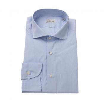 Bagutta Light Blue Cotton Shirt - L