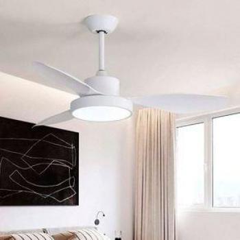 Ventilador de Techo con Luz Melbourne 3 Aspas Blanco Ø120 cm
