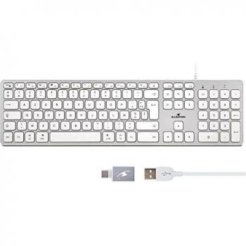 Teclado Bluestork Blanco Francés AZERTY
