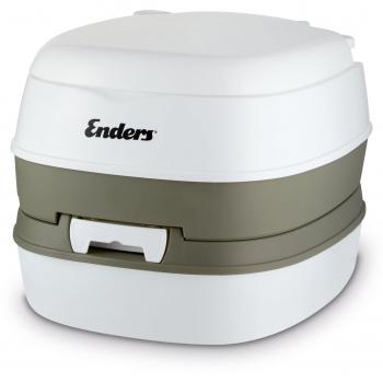 Enders Comfort Aseo WC inodoro portatil para camping - Water quimico portatil con altura de asiento comfortable. indicador de nível - wc portatil caravana superficie lisa y agradable, #49429