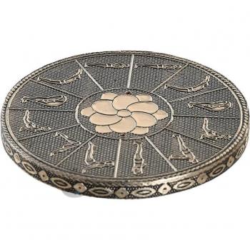 Soporte DKD Home Decor Incienso Madera Aluminio 10 x 10 x 1 cm Indio