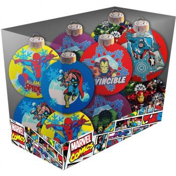 Marvel Sdtmar20308 - Set bolas de navidad, color multicolor