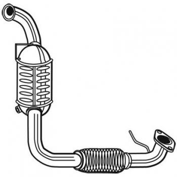 Catalizador Walker 28663 - Catalizador de escape, compatible con vehículos, fabricado en acero inoxidable, diseñado para cumplir con las normativas de emisiones, instalación directa sin modificaciones necesarias