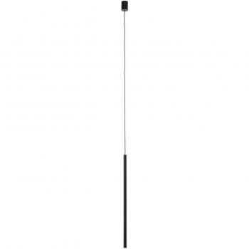Lámpara colgante de 1 luz Nowodvorski Lighting Las, pantalla de 75 cm, color negro; Lámpara de techo MIMAX de acero negro, longitud de 205 cm
