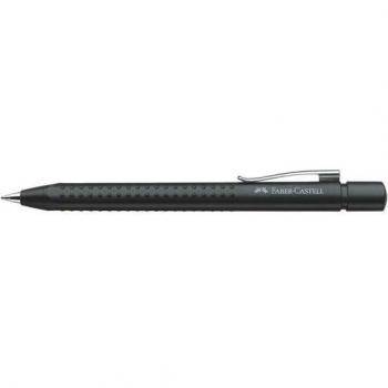 Bolígrafo retráctil Faber-Castell Grip 2011, color negro, trazo XB