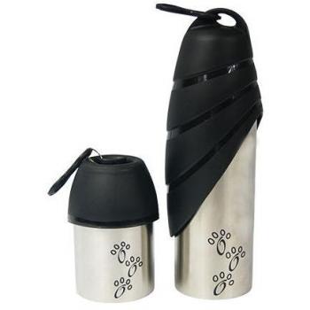 Bebedero Portátil de Acero para Perros IBAÑEZ, Capacidad 750ml