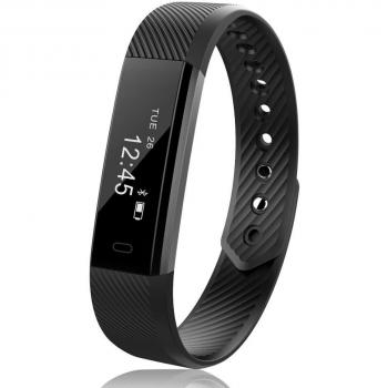 JoyGEEK Pulsera Inteligente Pulsera Inteligente Impermeable con Pantalla Táctil OLED, Pedómetro Bluetooth 4.0, Pulsera, Monitor de Sueño, Llamada / MSM Recordatorio para iPhone iOS, Android Samsung Huawei Sony HTC