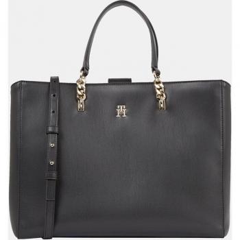 Tommy Hilfiger Black Female Tote Bag, Size: ONE SIZE