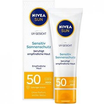 NIVEA SUN Sensitive Face Sun Cream SPF 50