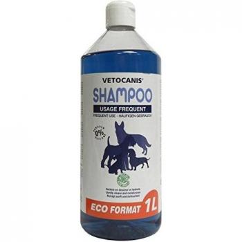 Champú Natural Económico para Perros 1L - Uso Diario, Todos Tipos de Tamaño y Pelaje, Formulado bajo Control Veterinario
