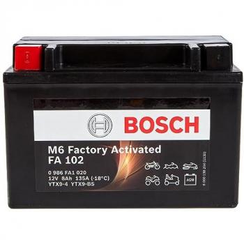 Batería Moto Bosch AGM 12V 120A 8Ah - Compatible con M6010, BTX9-BS, BTX9, Ideal para motos, scooters y quads