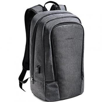 E-PRANCE Mochila para portátiles y netbooks de hasta 15.6, Viajes / Casual / Escuela / Mochila al aire libre