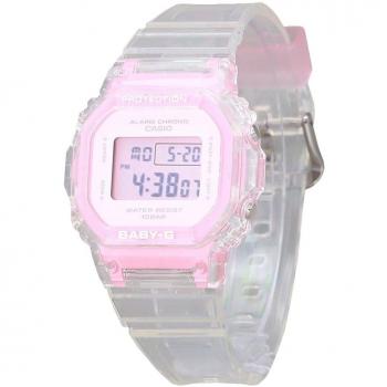 Casio Baby-G Summer Jelly Transparent Pink Resin Quartz Women's Watch 100M BGD-565SJ-7