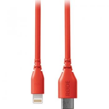 Rode SC21 USB-C to Lightning Accessory Cable (11.8 inches, Red)